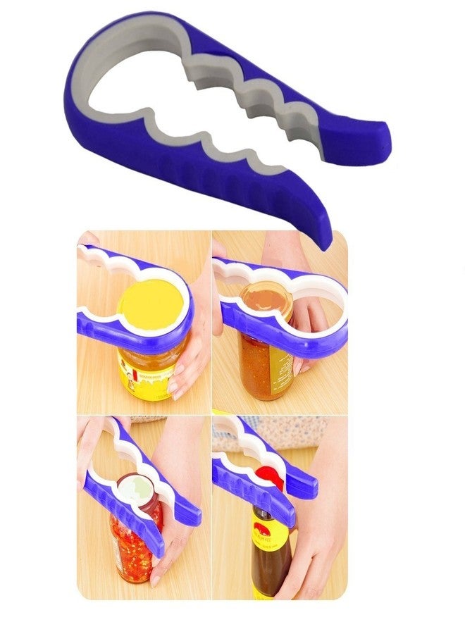 Cpixen Premium Easy Grip Jar Opener Fits Most Jar Sizes Supporting Those with Limited Hand Movement with Extra Leverage for Easy Opening (Blue) - Image 4